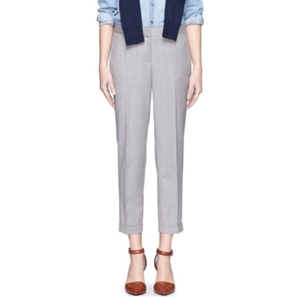 JCrew Cafe Capri in Gray - Size 4